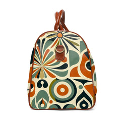 Retro Travel Bag with Mid Century Geometric Pattern 20’’ x