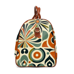 Retro Travel Bag with Mid Century Geometric Pattern 20’’ x
