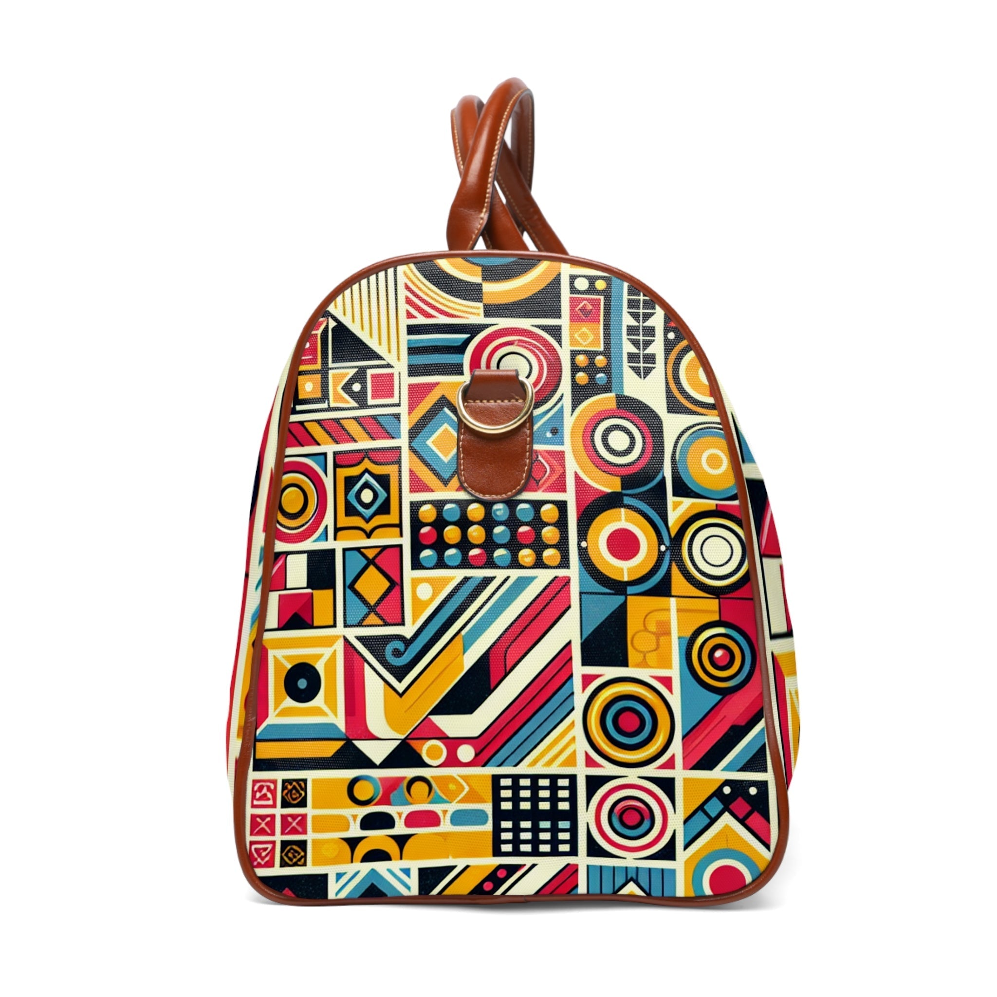 Retro Travel Bag with Vintage Pattern Design 20’’ x 12’’