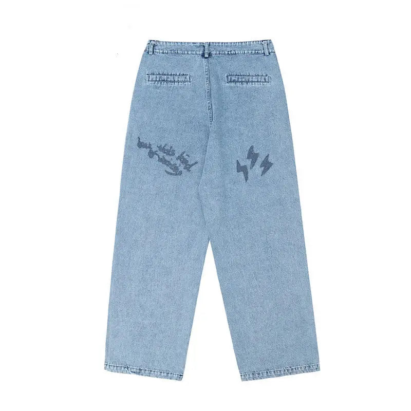 Reveal Graffiti Lettering Jeans