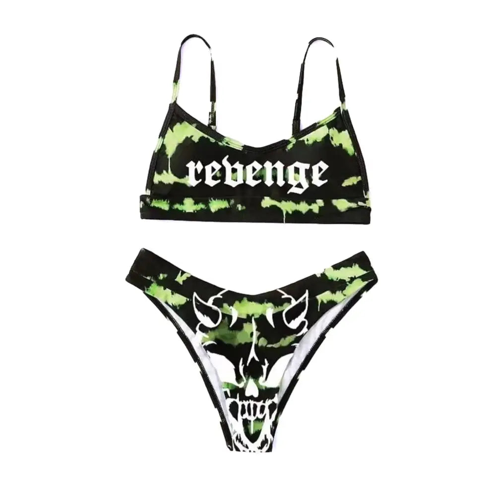 Revenge Camo Style Bikini Set