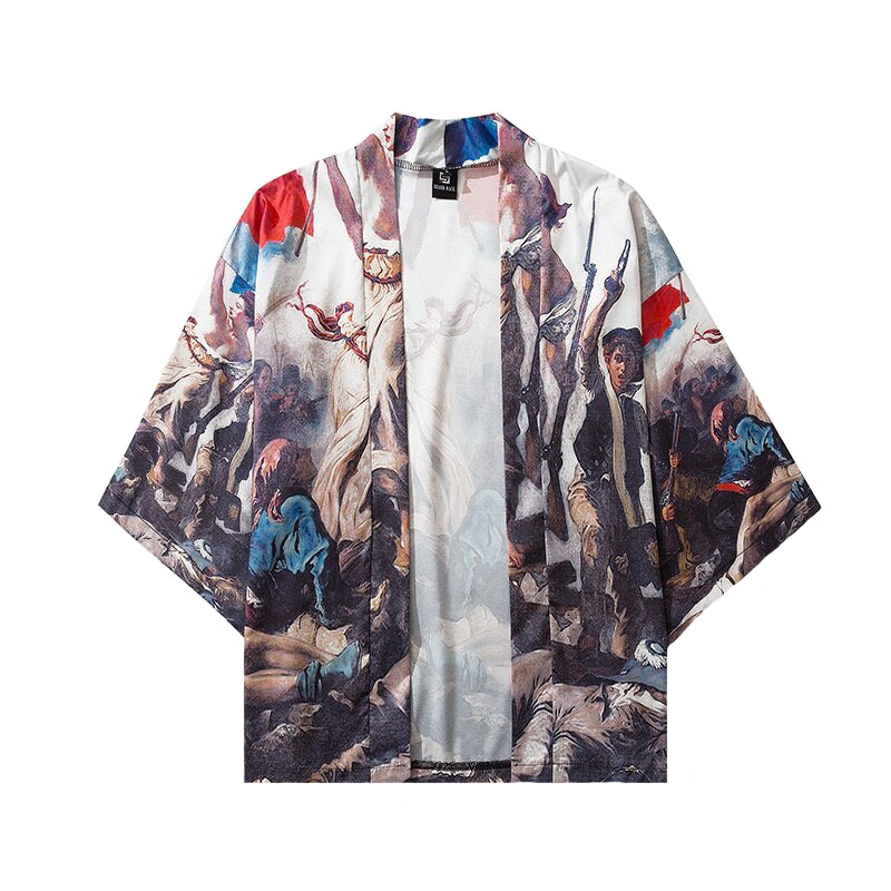 Revolution Japanese Style 3/4 Sleeve Kimono - KIMONO