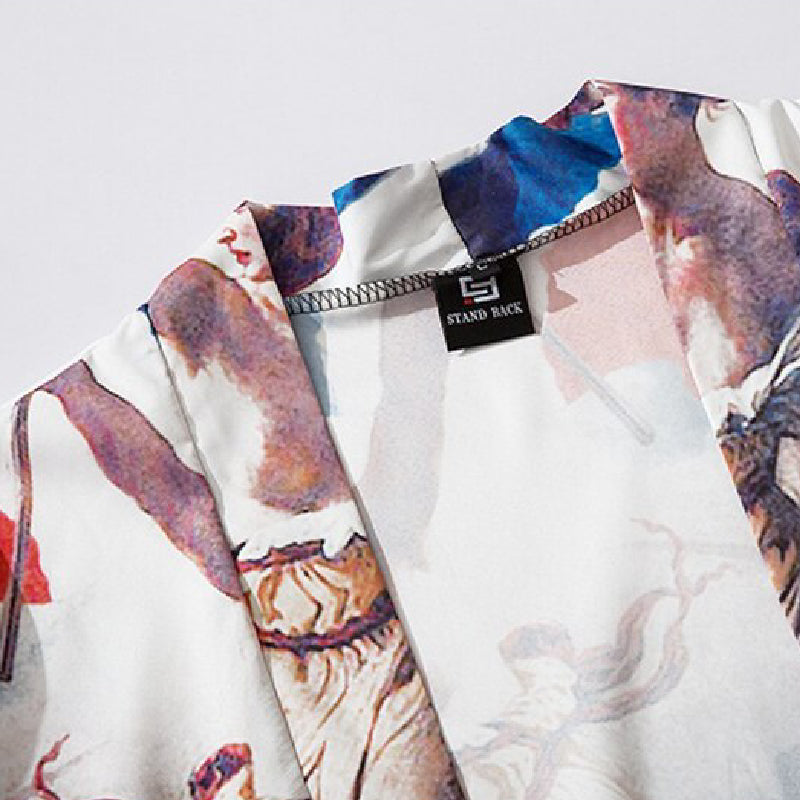 Revolution Japanese Style 3/4 Sleeve Kimono - KIMONO