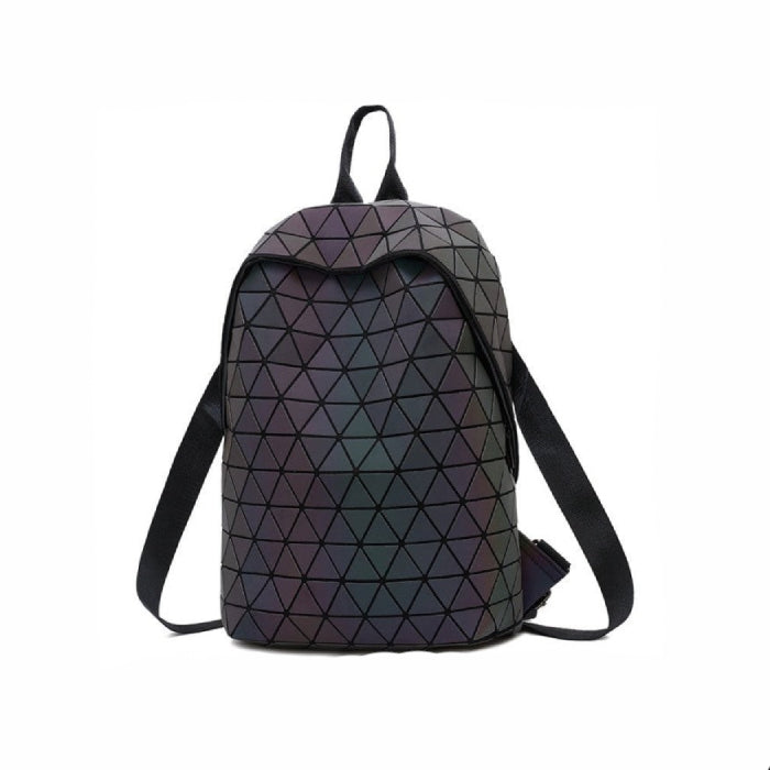 Rhomboid Luminous Geometric Backpack - One Size