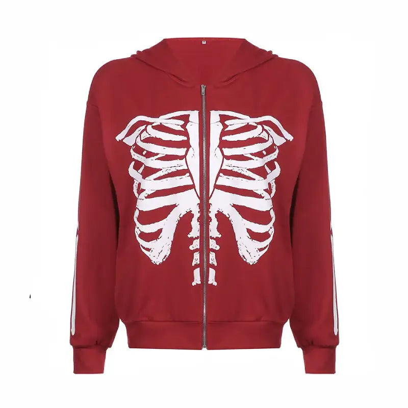 Rib Cage Skeleton Jacket - UrbanWearOutsiders