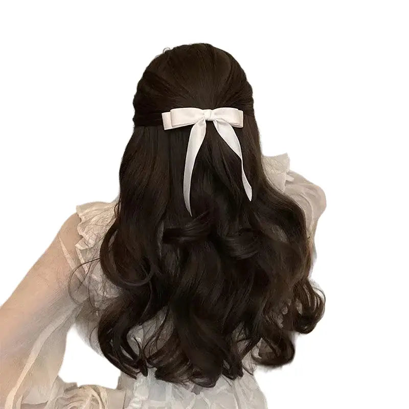 Ribbon Hair Clips with Cute Design