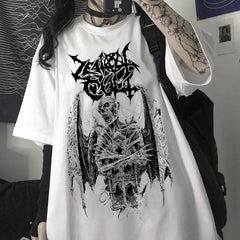 Ripped To Shreds Gothic Printed T-shirt - T-shirts