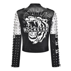 Rocker With Studded and Patches Jackets