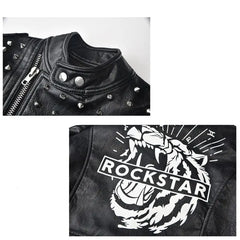 Rocker With Studded and Patches Jackets