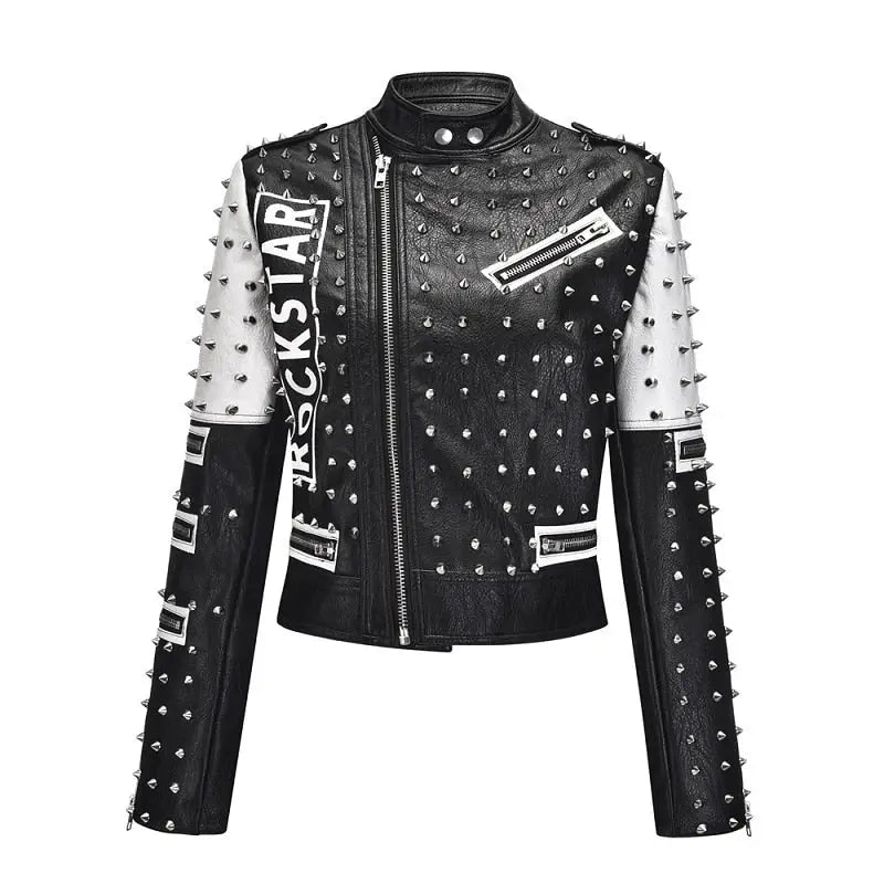 Rocker With Studded and Patches Jackets