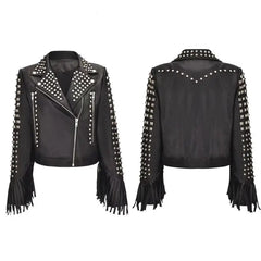 Rocker With Studded and Patches Jackets