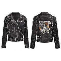 Rocker With Studded and Patches Jackets