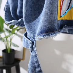 Rolling Stone ’Tongue and Lips’ Denim Jacket