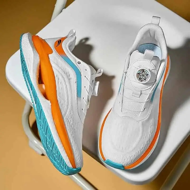 Rotating Button Breathable Loafers Sneakers Euro Size