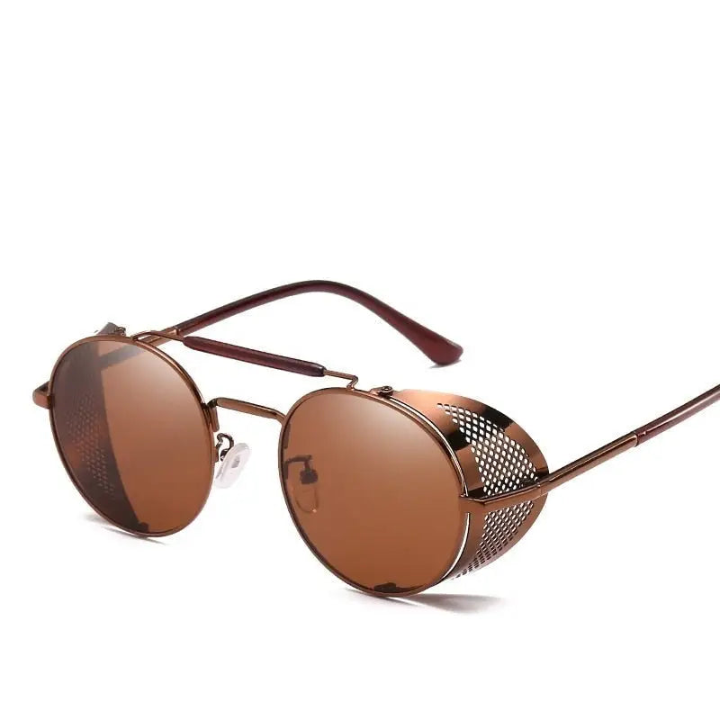 Round Metal UV Protection Sunglasses