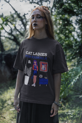 Cat Ladies For Kamala Oversized Short Sleeve TShirt