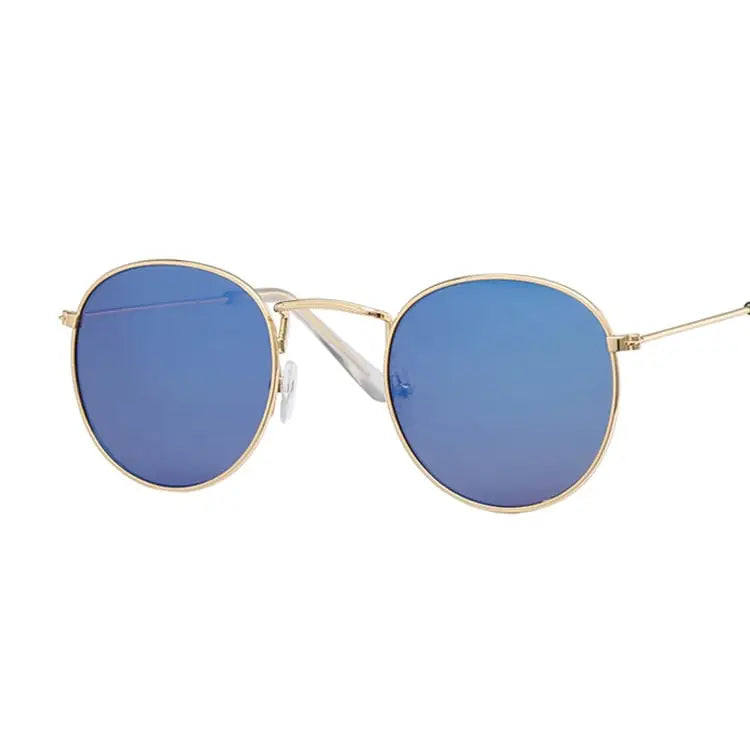 Round & Oval Sunglasses - Blue / One Size