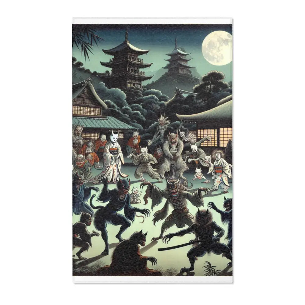 Sakura Hokusai - Japanese Yōkai Rug - 36’ × 60’ - Home Decor