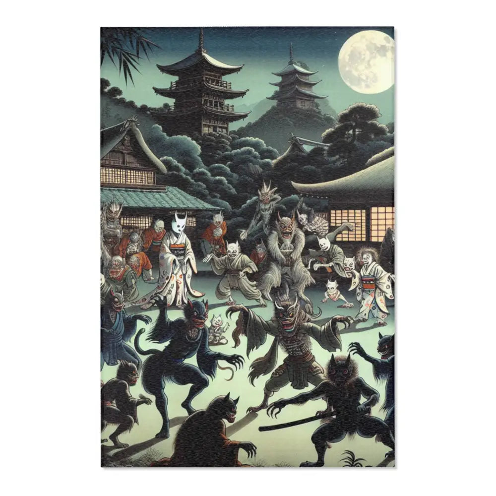 Sakura Hokusai - Japanese Yōkai Rug