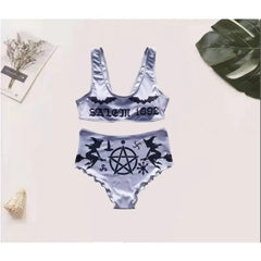 Salem 1692 Gothic Lettuce Trim Bikini