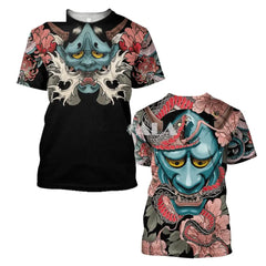 Samurai Tattoo Art Mask Shirt - F / S - Shirts