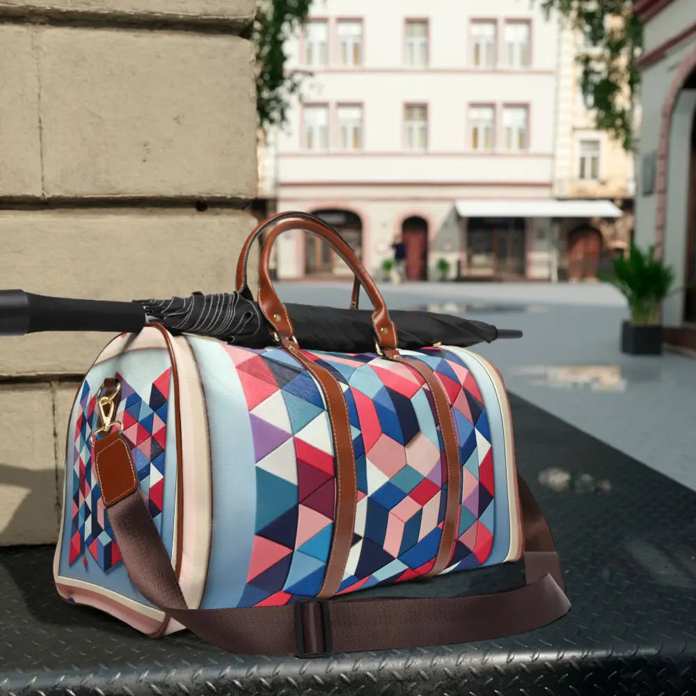 Sasha Polygon - Geometric Travel Bag