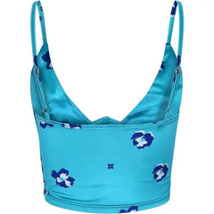 Satin V Neck Corset Crop Top 28 Inches Length 27 Waist