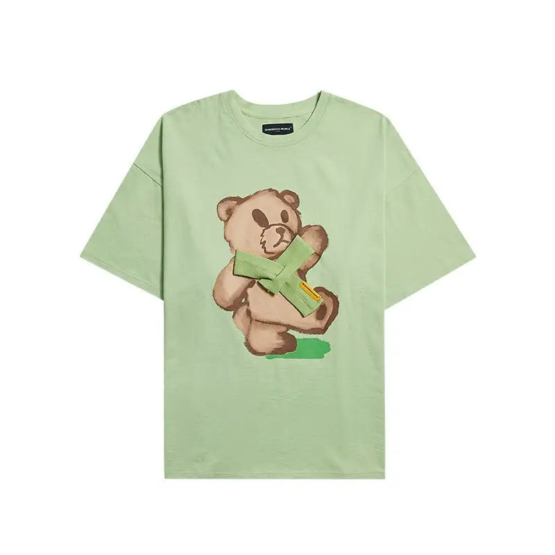 Scarf Bear Short-Sleeved T-shirt