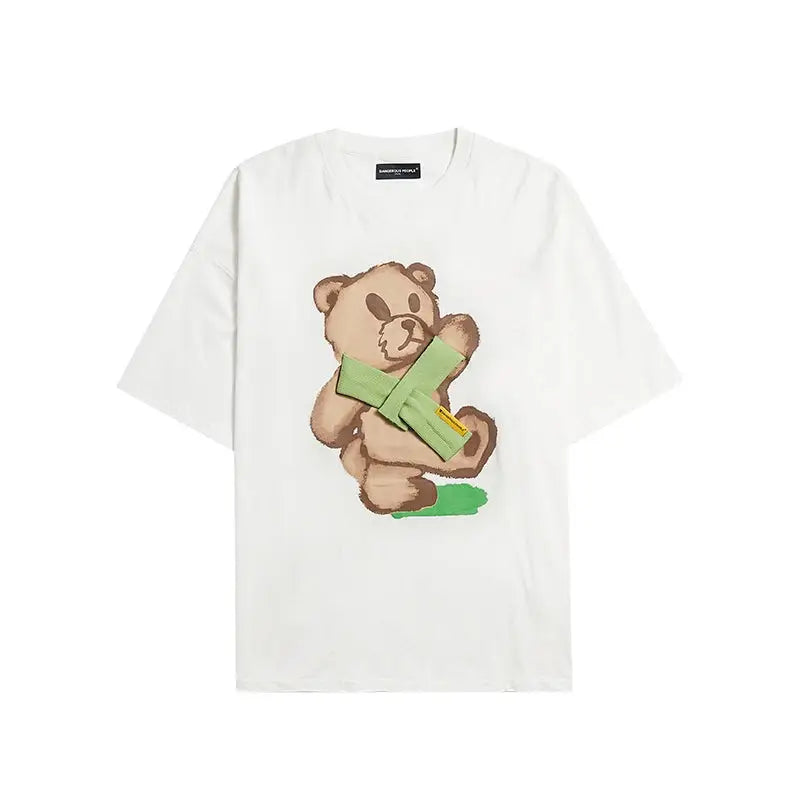 Scarf Bear Short-Sleeved T-shirt