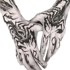 Scorpion Back Hand Waterproof Temporary Tattoo Sticker