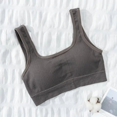 Seamless Underwear Crop Top - Style 3 as pic / For 40-65kg