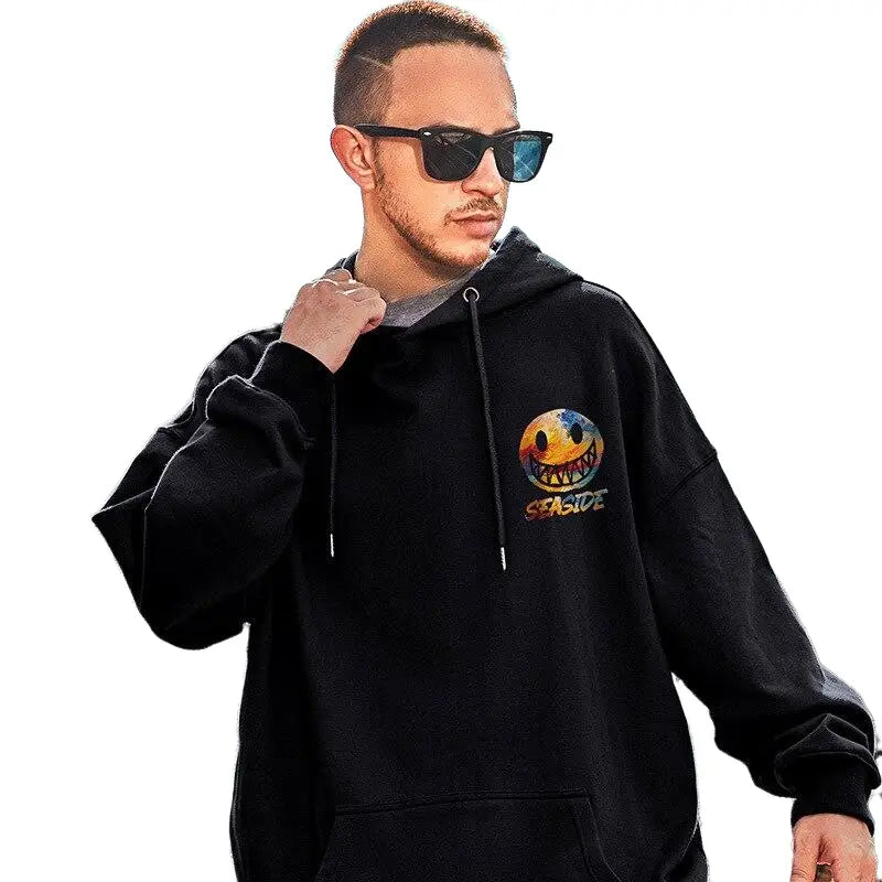 Seaside Hip-Hop Oversized Hoodie