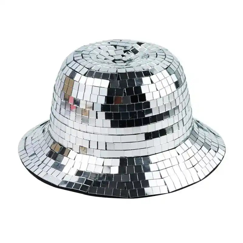 Sequin Disco Visor Bucket Hat