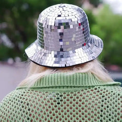 Sequin Disco Visor Bucket Hat