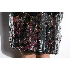 Sequin Mid Length Dress Bon Jour Style