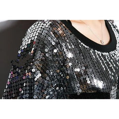 Sequin Mid Length Dress Bon Jour Style