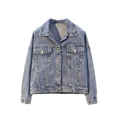 Sequined Angels Wings Jacket Denim - Jackets