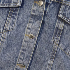 Sequined Tiger Denim Jacket with Aesthetic Design