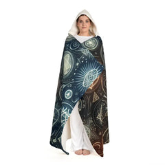 Seraphina Zodiac - Magical Hooded Sherpa Fleece Blanket