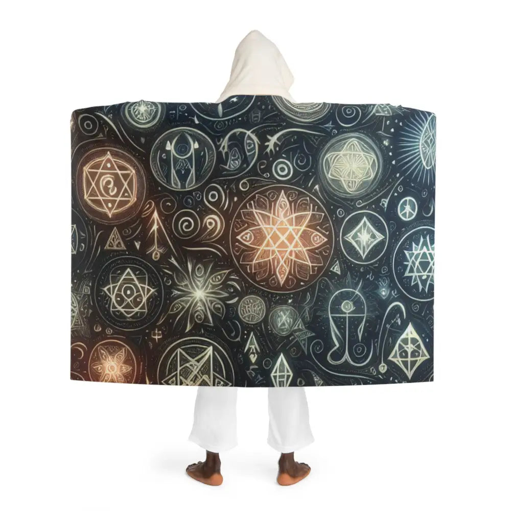 Seraphina Zodiac - Magical Hooded Sherpa Fleece Blanket