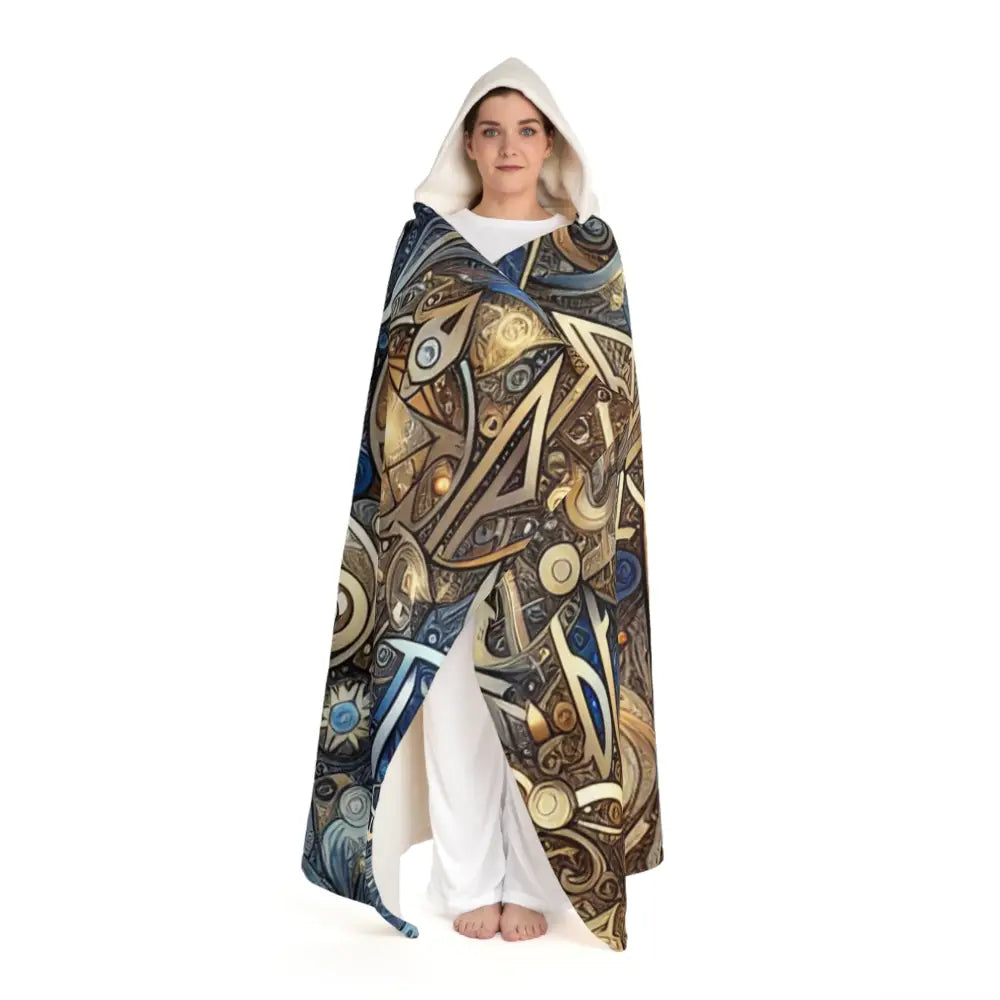 Serena Aether - Magical Hooded Sherpa Fleece Blanket