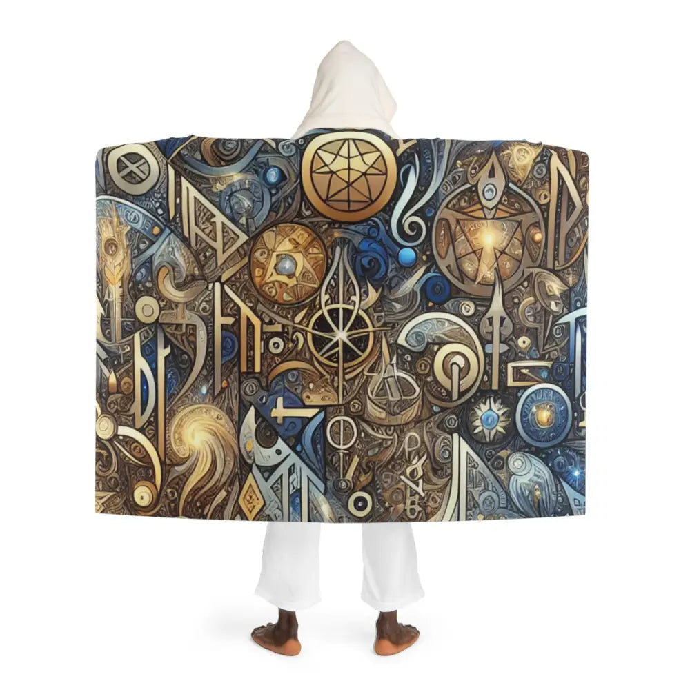 Serena Aether - Magical Hooded Sherpa Fleece Blanket