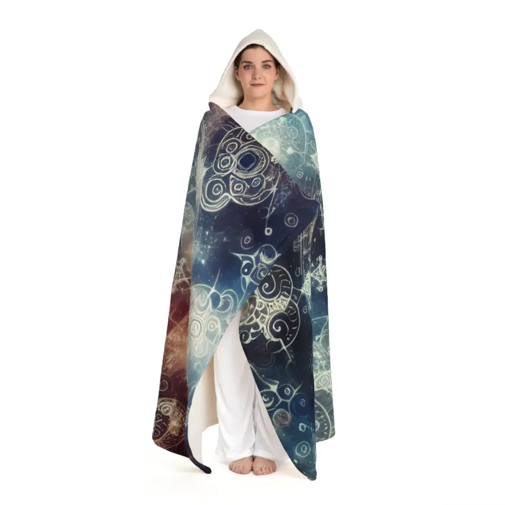 Serena Cosmotique - Magical Hooded Sherpa Fleece Blanket