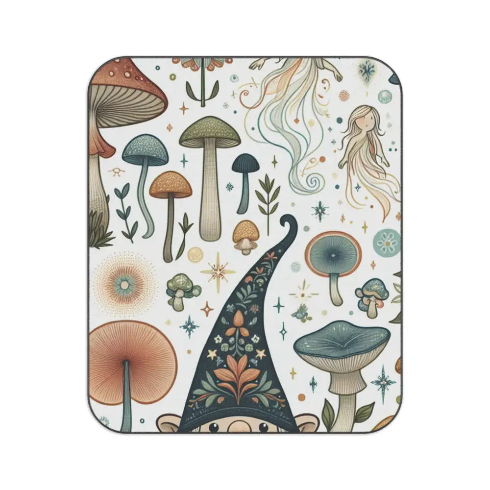 Serena Fungoscape - Mushrooms Picnic Blanket - 61’ ×