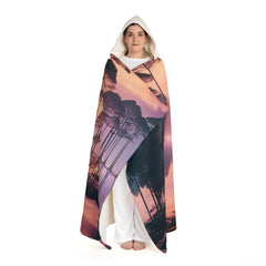 ’Serene Harmony - Meditation Hooded Sherpa Blanket’
