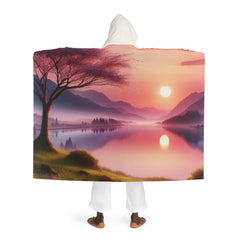 Serene Moments - Meditation Hooded Sherpa Fleece Blanket