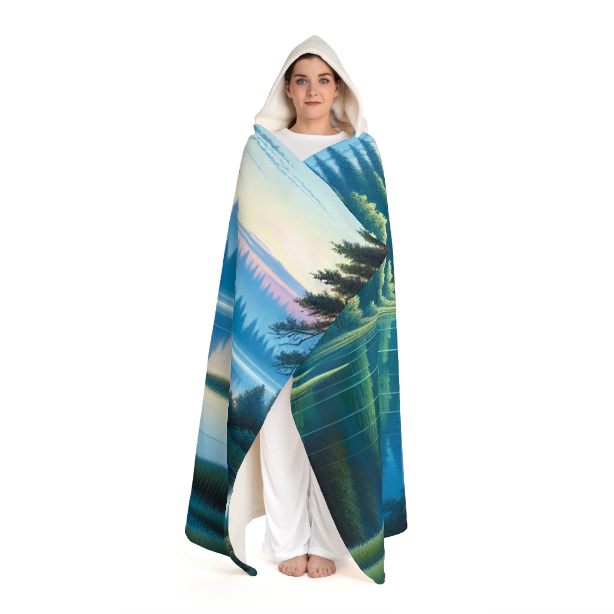 ’Serenity’s Embrace - Metidation Hooded Sherpa