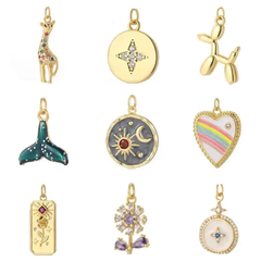 Shaped Charms For Necklaces, Earrings and Bracelets