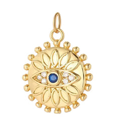 Shaped Charms for Necklaces Earrings and Bracelets Greek Eye