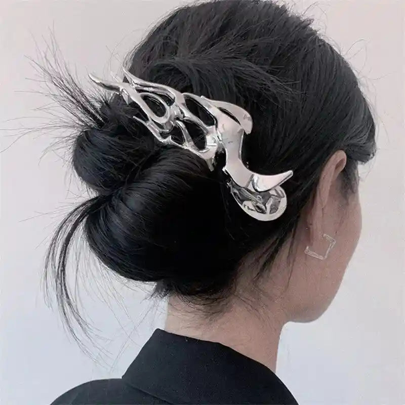 Irregular Hollow Out Hair Clip